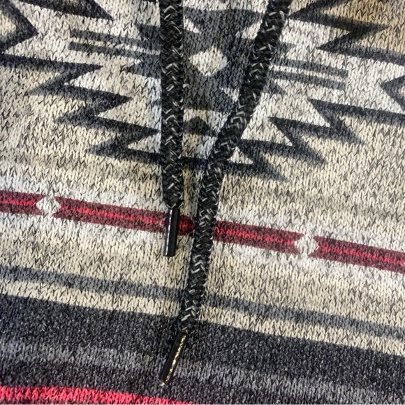 Brooklyn Cloth Southwest Aztec Hoodie Women’s Pullover Tribal Print Size M - Picture 8 of 10